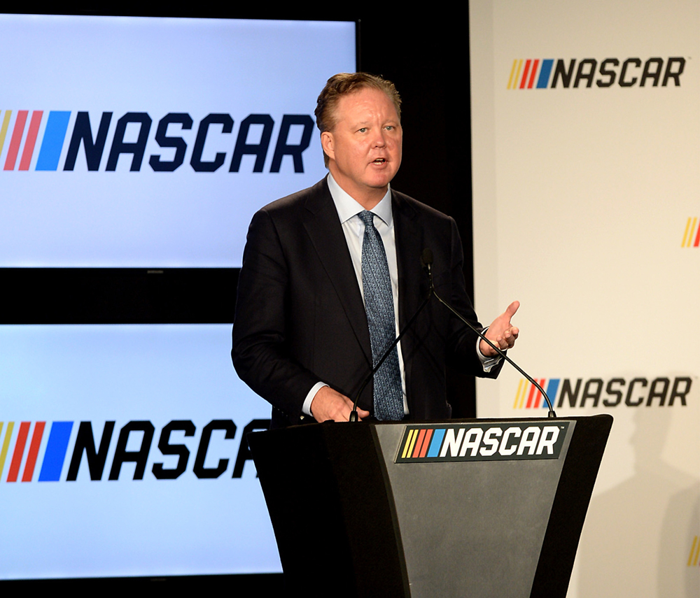 Brian France, grandson of NASCAR founder Bill France and son of former chief executive Bill Jr - Ph. PA