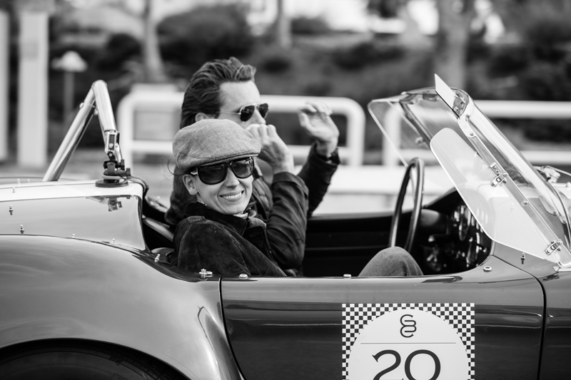 Dina von Boch rides shotgun during the 2015 Boy Capel challenge.