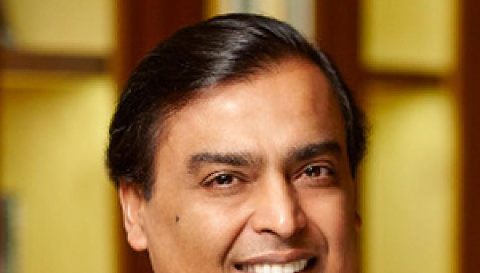 Indian billionaire Mukesh Ambani.