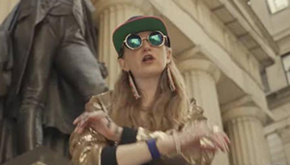 Heather Morgan, aka rapper Razzlekhan.
