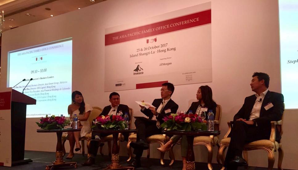 Building Tomorrow's Business Leaders panel at the Asia-Pacific Family Office Conference 2017