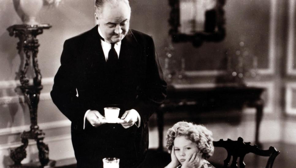 American ?child star? film actress Shirley Temple in a scene from the 1936 classic The Poor Rich Girl. She made her film debut at the age of three, during the American depression years