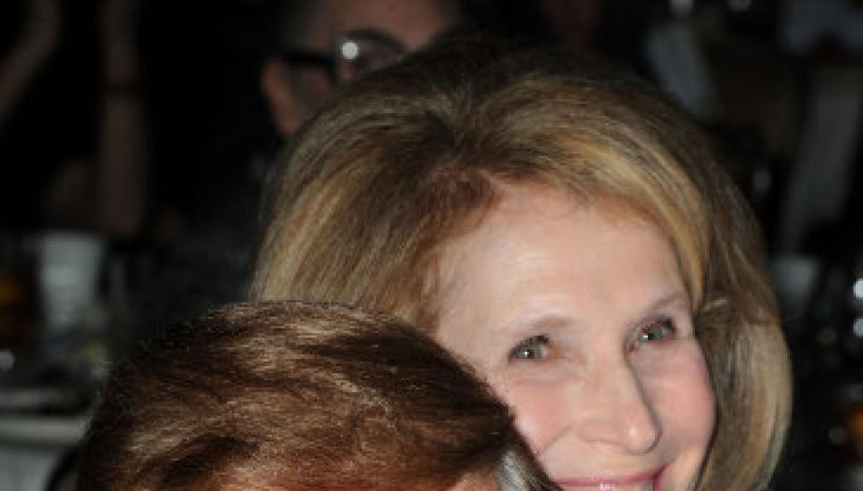 Sumner Redstone, chairman of National Amusements, with his daughter, Shari Redstone