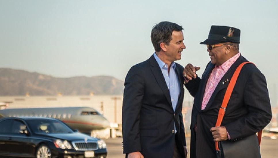 Ulli Schmid-Maybach, the next gen behind Maybach Icons of Luxury, with Quincy Jones