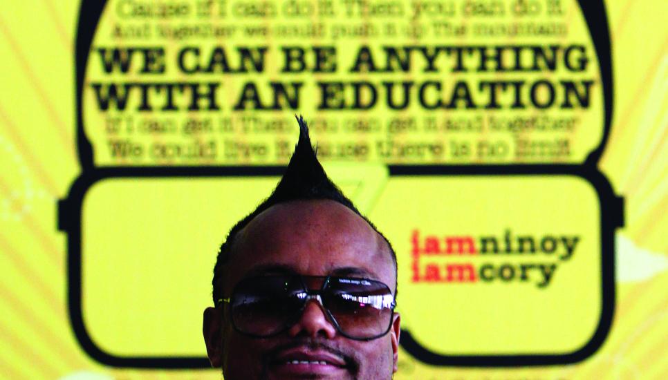 Apl.de.ap wants to improve educational outcomes for Filipino children through his philanthropic foundation