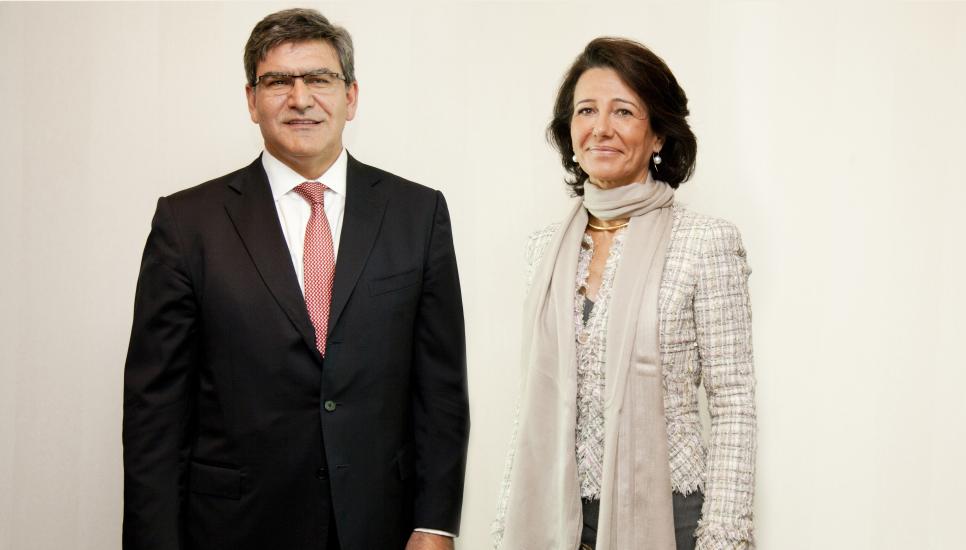 Jose Antonio Alvarez and Ana Botin