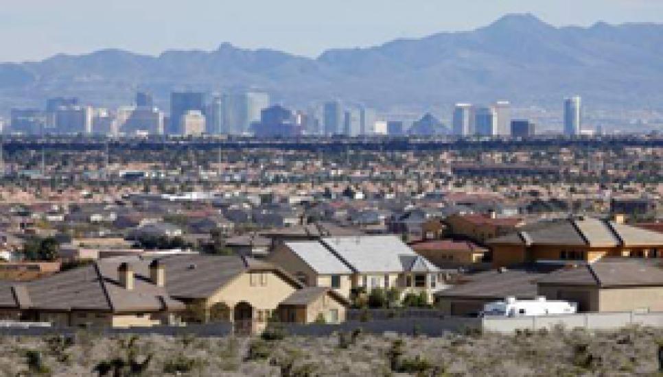 Las Vegas's construction sector was hit hard by the recession but is beginning to turn around