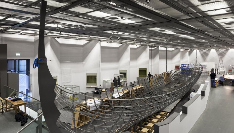 The viking exhibition in the British Museum's new World Conservation and Exhibitions Centre