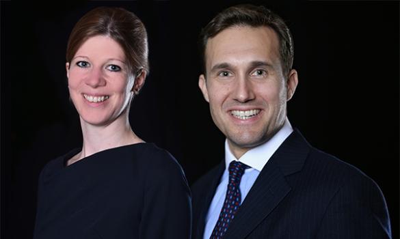 Frederik Bjorn and Clare Hetherington of law firm Payne Hicks Beach