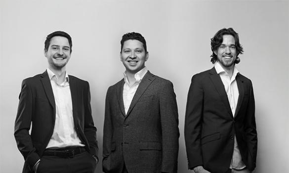 StrongRoom AI’s Max Mito, Chris Durre and Kieran Start