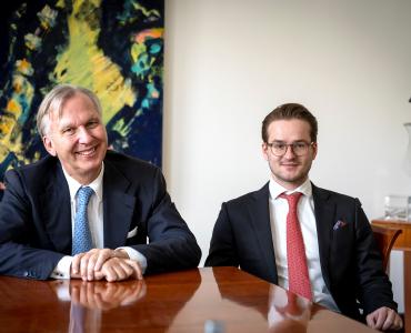 Prof. Reinhard Walter and Victor Von Waldberg